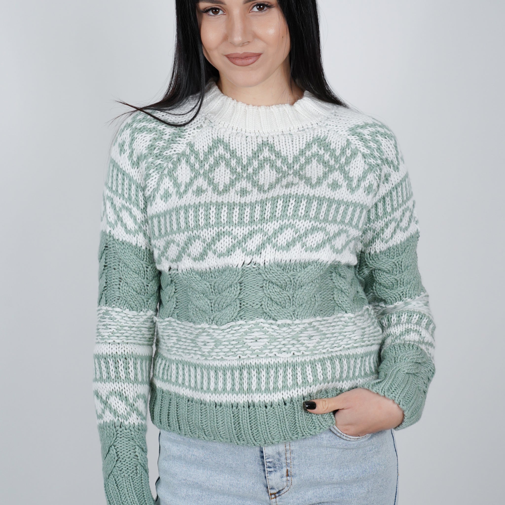 Knit sweater