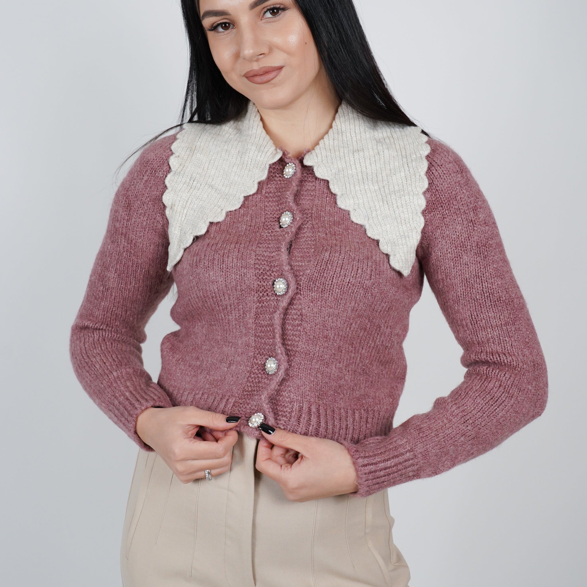 Knit cardigan